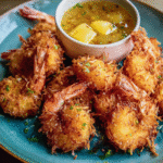Crispy Coconut Shrimp with Pineapple Sauce
