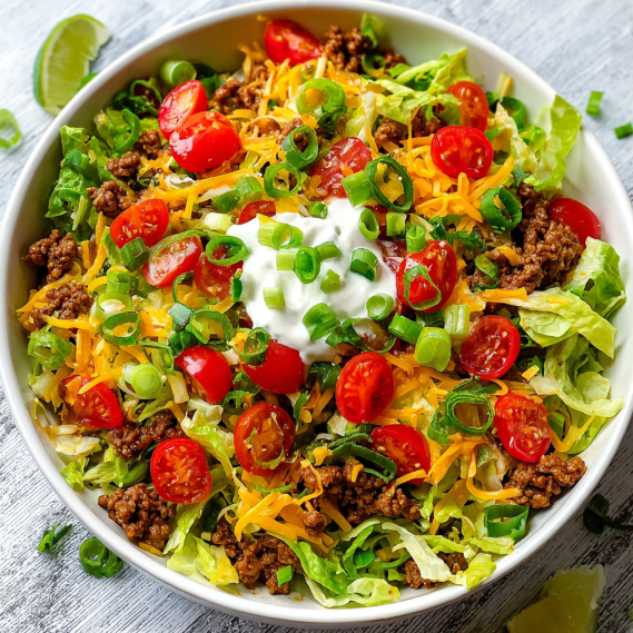 Healthy & Low Carbs Taco Salad Keto Recipe You’ll Love!