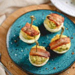 Keto Bacon, Cheese, and Avocado Egg Bites