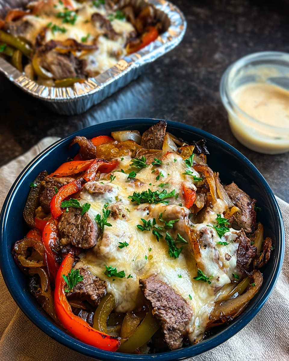 Keto Philly Cheesesteak Bowls: A Delicious Low-Carb Recipe!