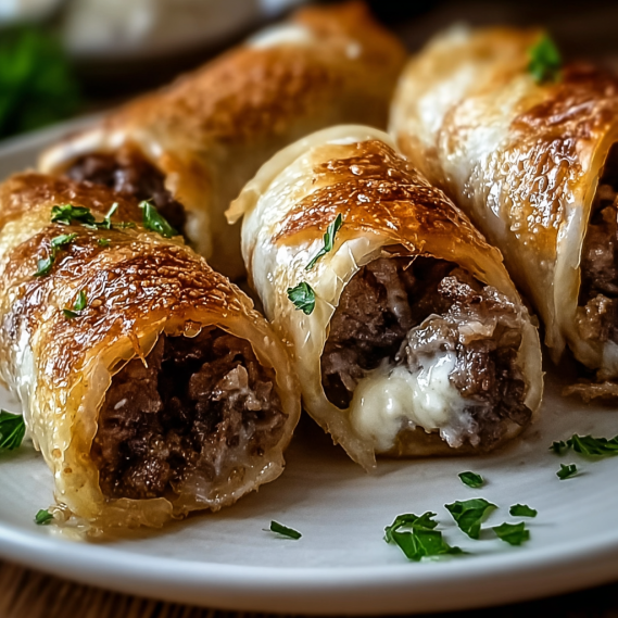 Keto Philly Cheesesteak Rolls: Delicious Low-Carb Delight!
