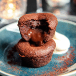Mini Keto Chocolate Lava Cake Bites