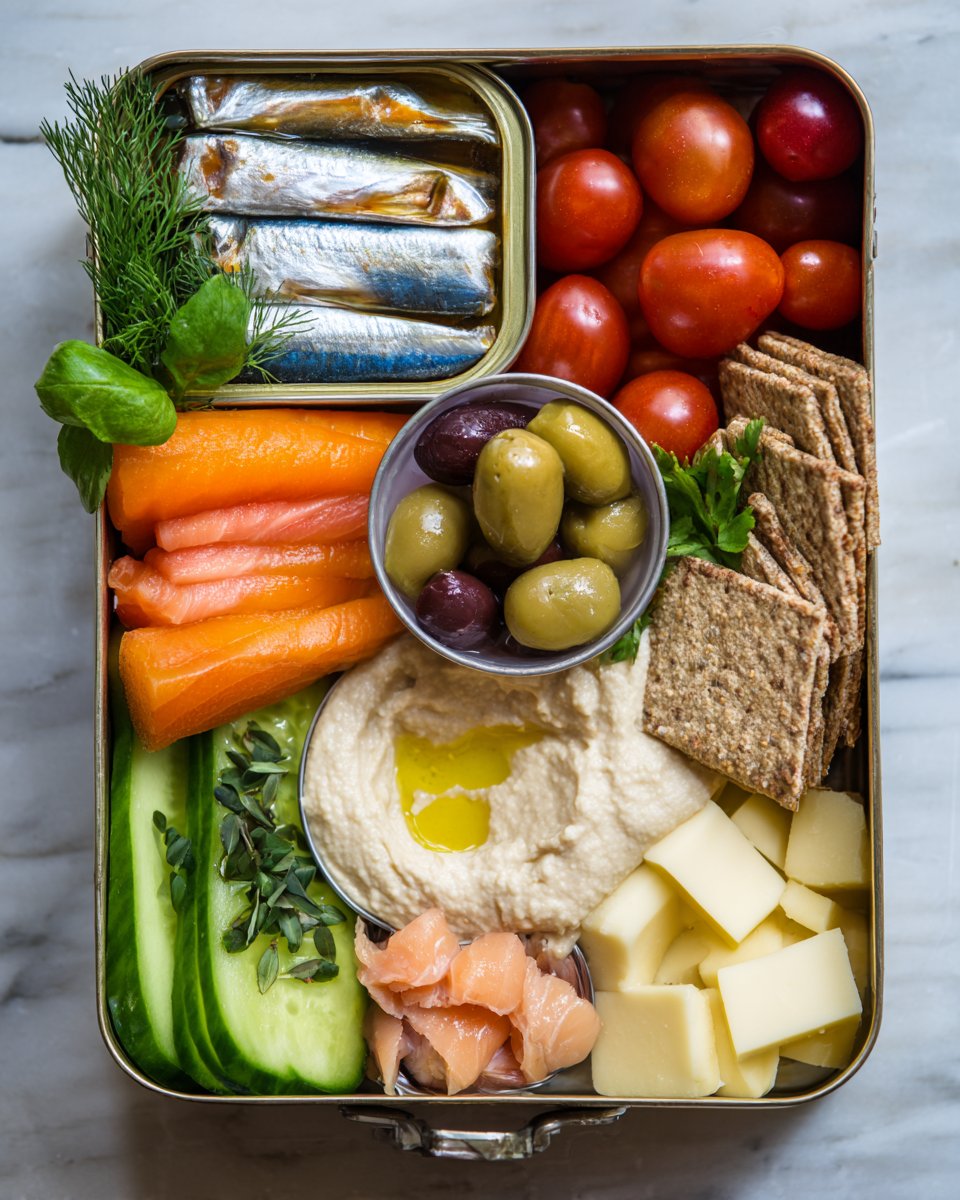 Tinned Fish Snackle Box: Easy, Healthy Recipe to Try!