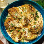 Viral Garlic Parmesan Melting Cabbage