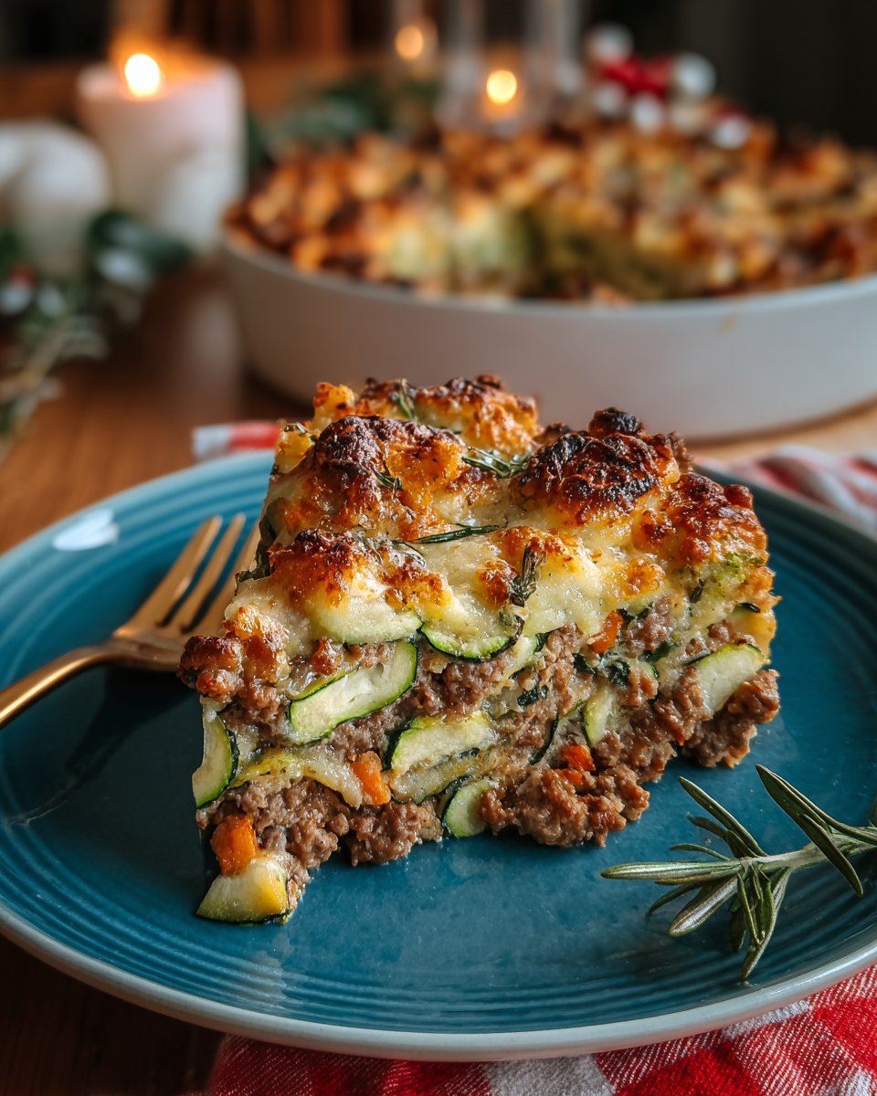 Zucchini Hamburger Casserole