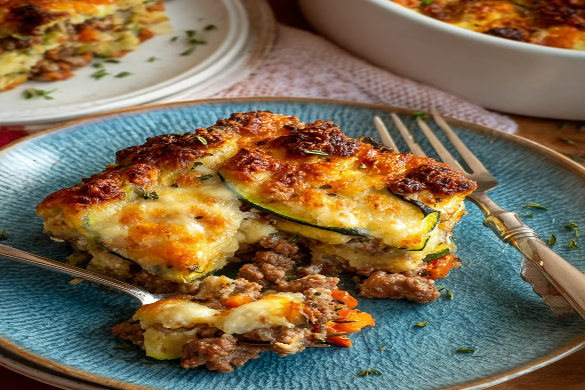 Zucchini Hamburger Casserole