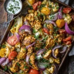 Chicken Shawarma Sheet Pan Keto Dinner First Image