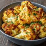 Keto Roasted Cauliflower And Cheese First Image