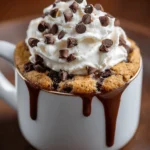 Keto Chocolate Chip Cookie Mug Cake First Image