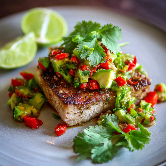 Keto Tuna Steaks With Avocado Salsa: Discover Delicious Recipes!