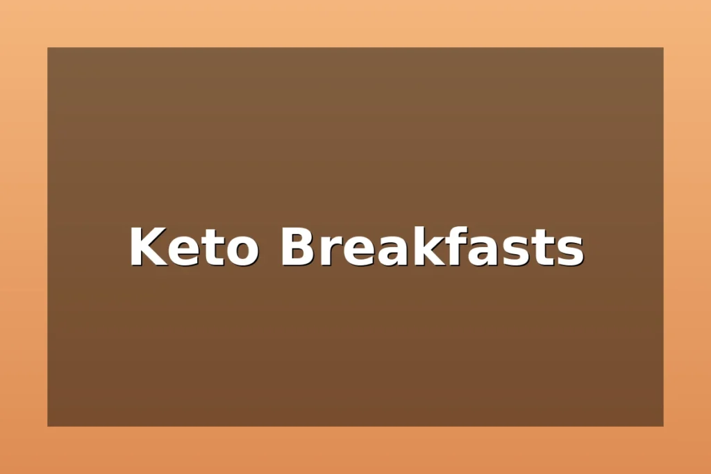 Keto Breakfasts – pancakes, egg muffins, chia