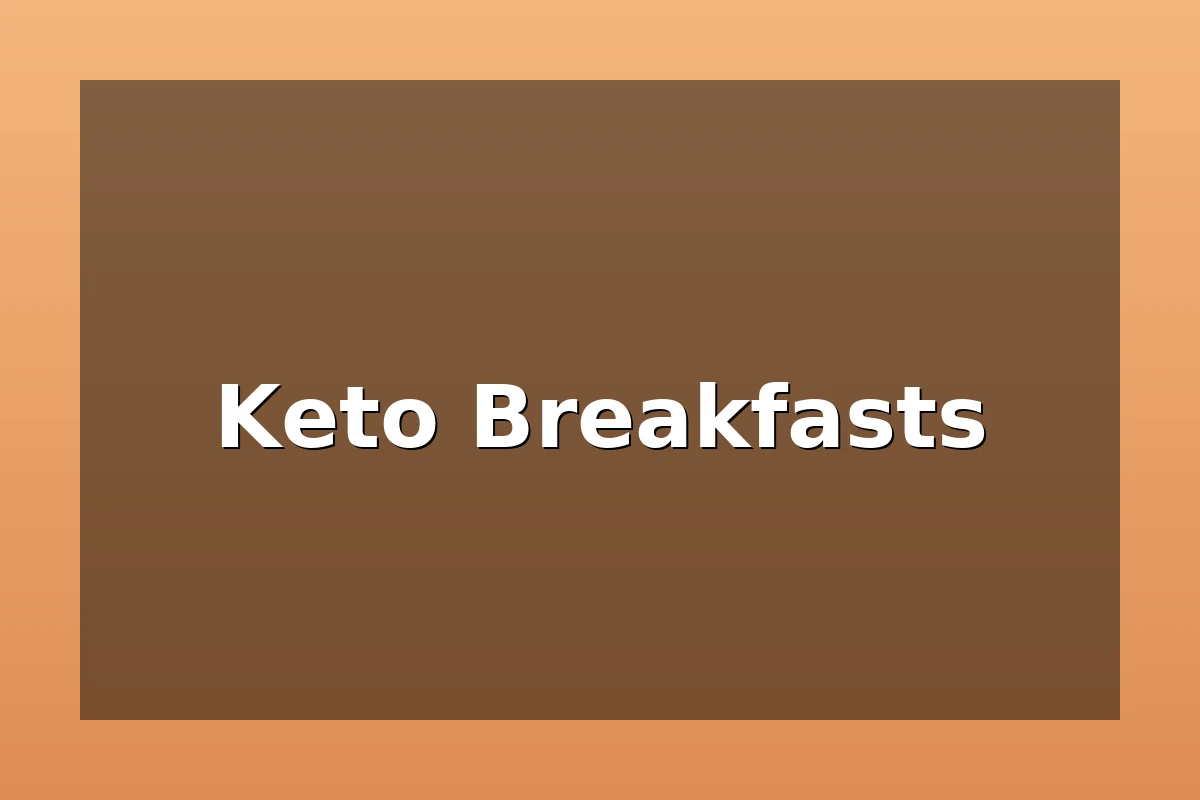 Keto Breakfasts – low-carb pancakes, egg muffins, chia