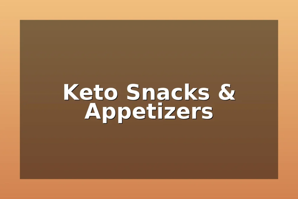 Keto Snacks & Appetizers – cheese crisps, stuffed veggies, dips