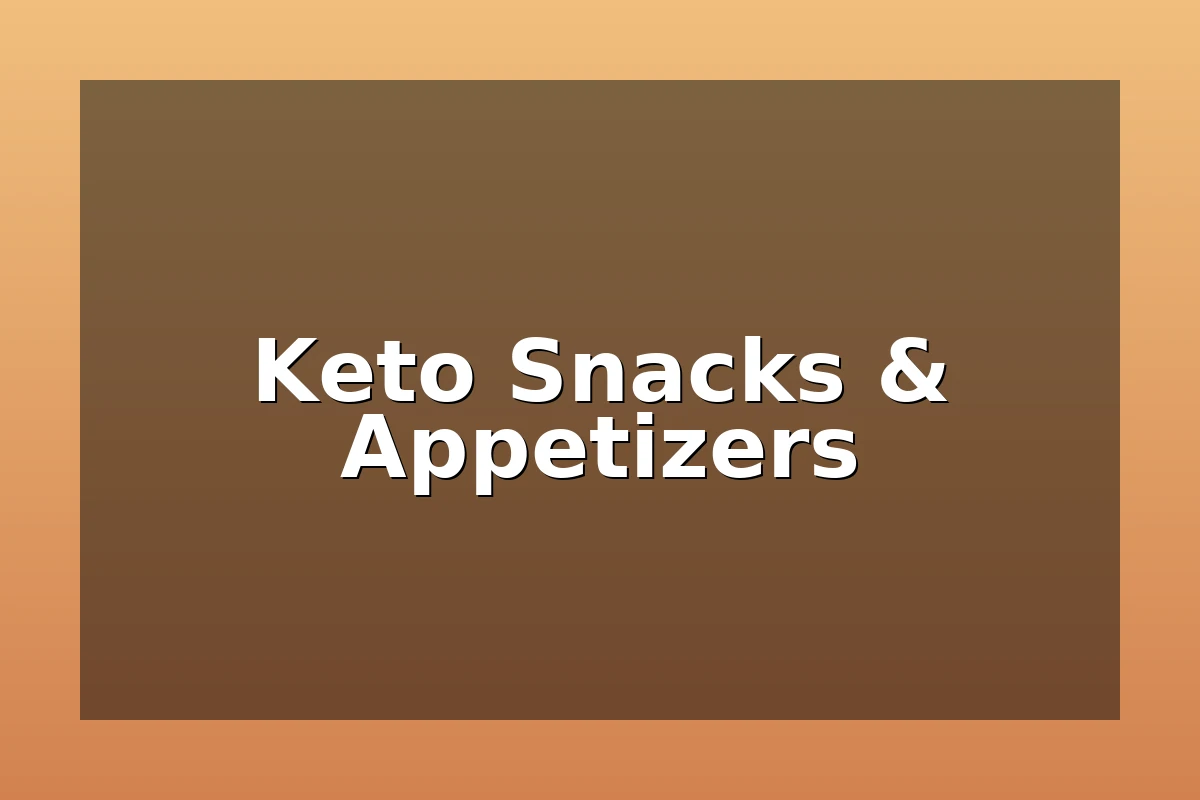 Keto Snacks & Appetizers – cheese crisps, stuffed veggies, dips
