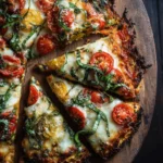 Zucchini Crust Pizza Margherita First Image