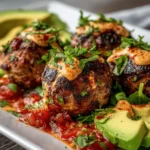 Avocado Bacon Cajun Meatballs First Image