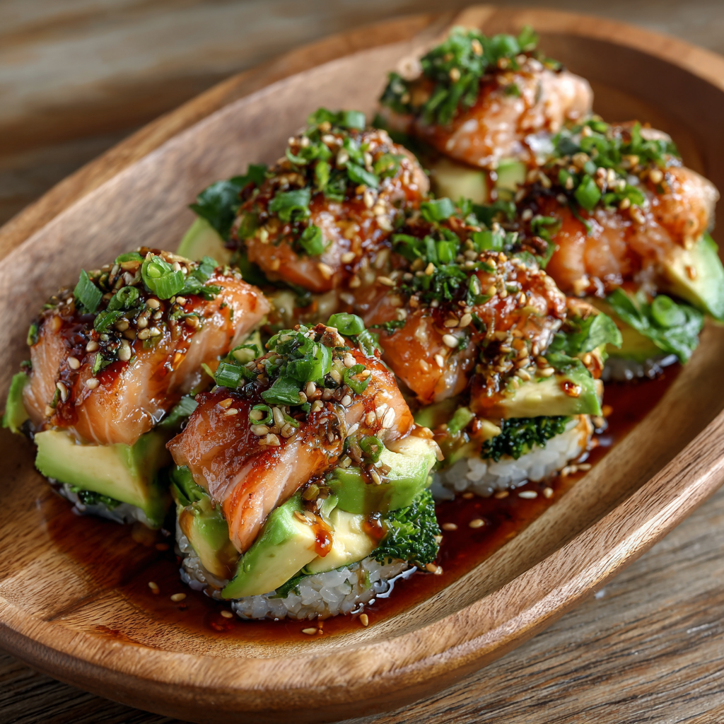 Avocado & Smoked Salmon Keto Sushi Rolls: A Delicious Twist!