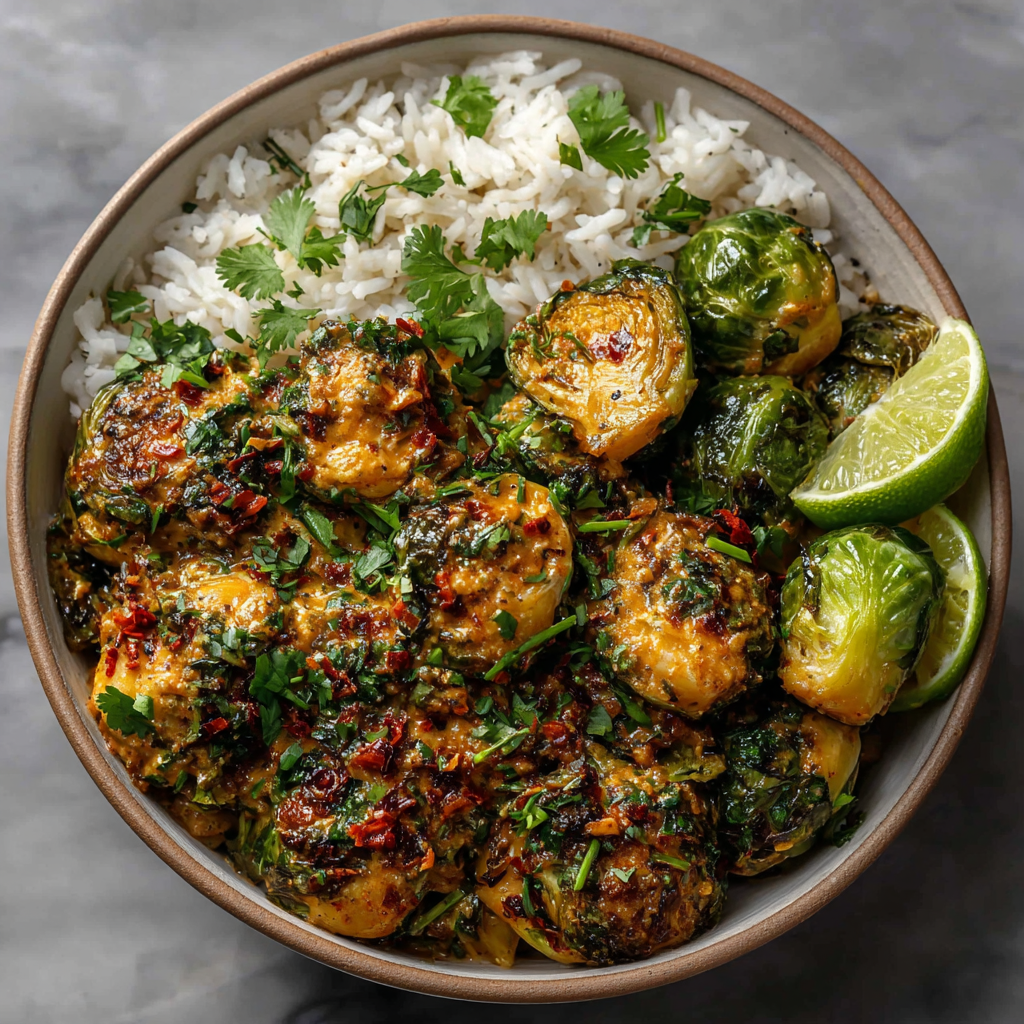 Coconut Curry Brussels Sprouts: A Flavor-Packed Delight!