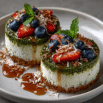 Coconut Matcha Panna Cotta