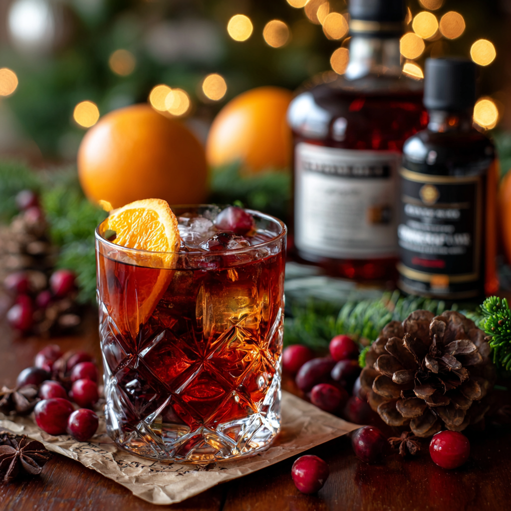 Holiday Spiced Boulevardier: A Warm Festive Delight!