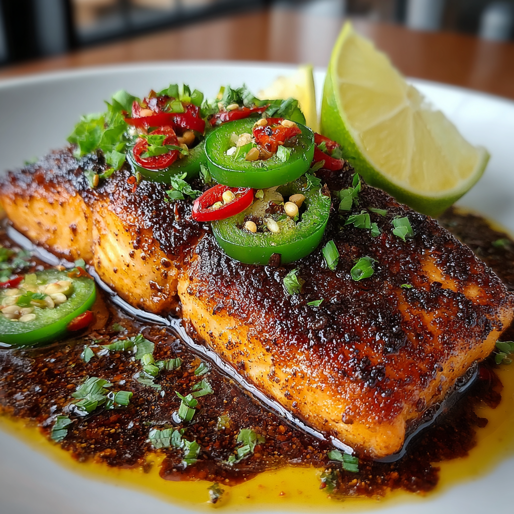 Keto “Chili” Salmon with Browned Butter is a Delightful Dish!