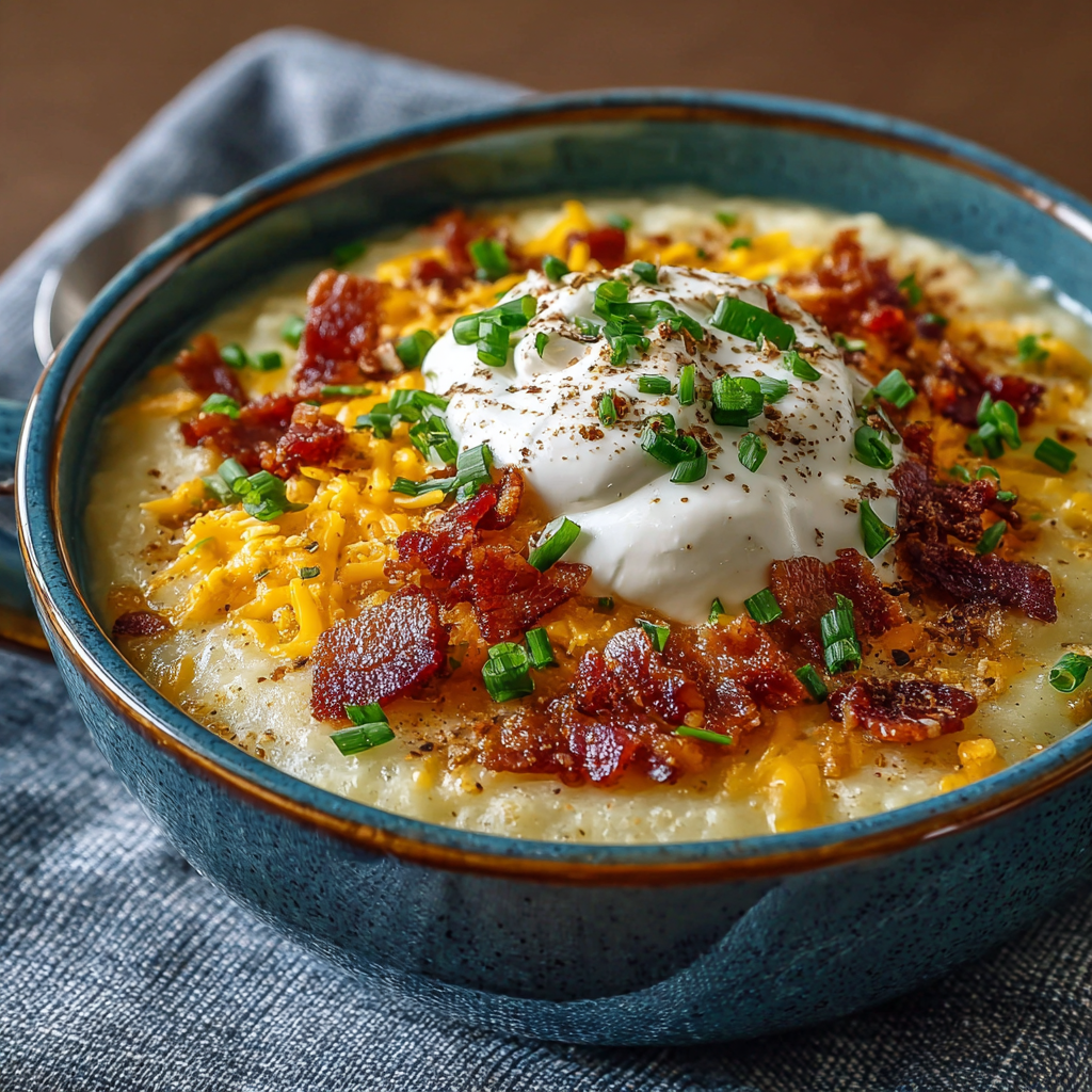 Keto “Loaded” Baked Potato Soup: Creamy Comfort Awaits!