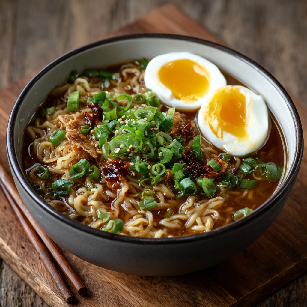 Keto Ramen with Shirataki Noodles and Soft-Boiled Egg made easy!