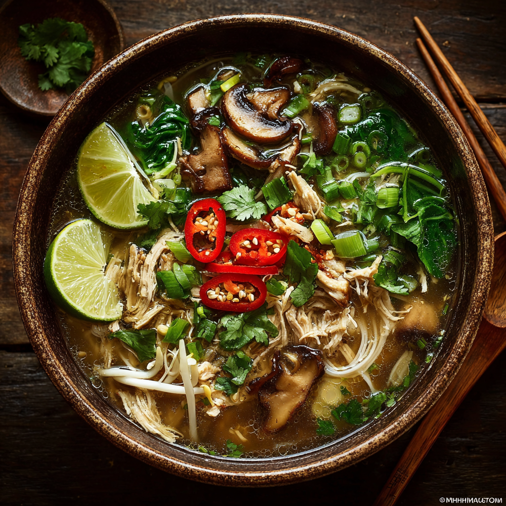 No-Noodle Chicken Pho: A Savory Delight Awaits You!
