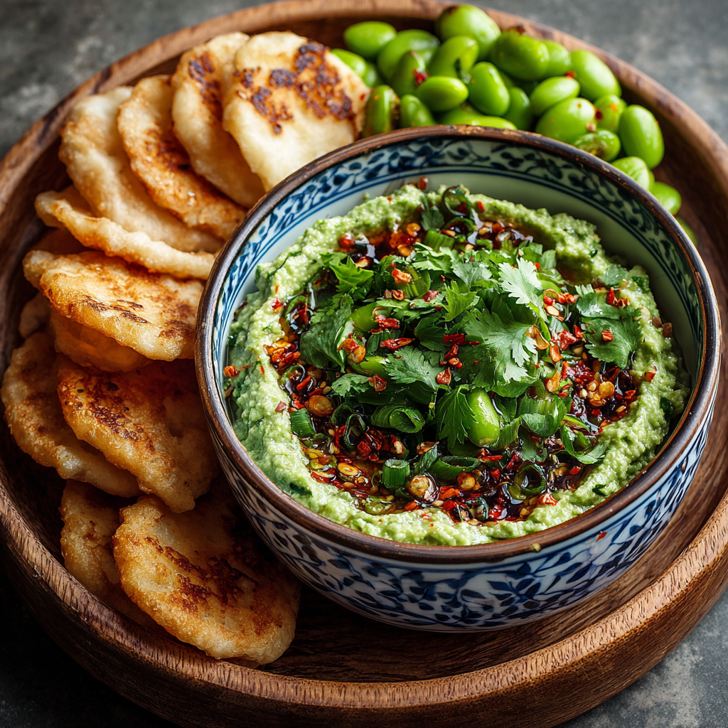 Spicy Edamame and Ginger Dip: A Zesty Delight Recipe