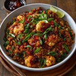 Spicy Kimchi Cauliflower Fried Rice
