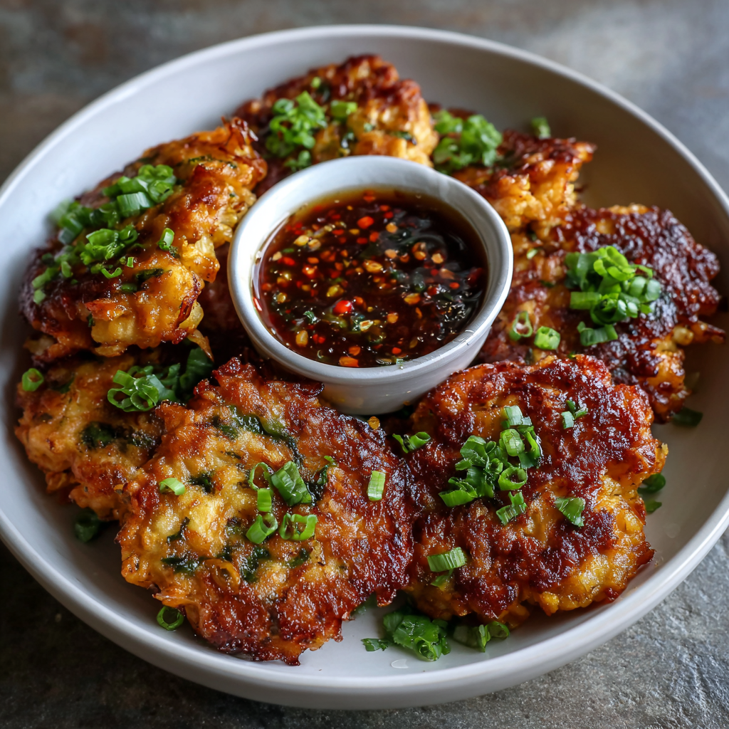 Spicy Kimchi Cauliflower Pancakes: Taste the Fusion!