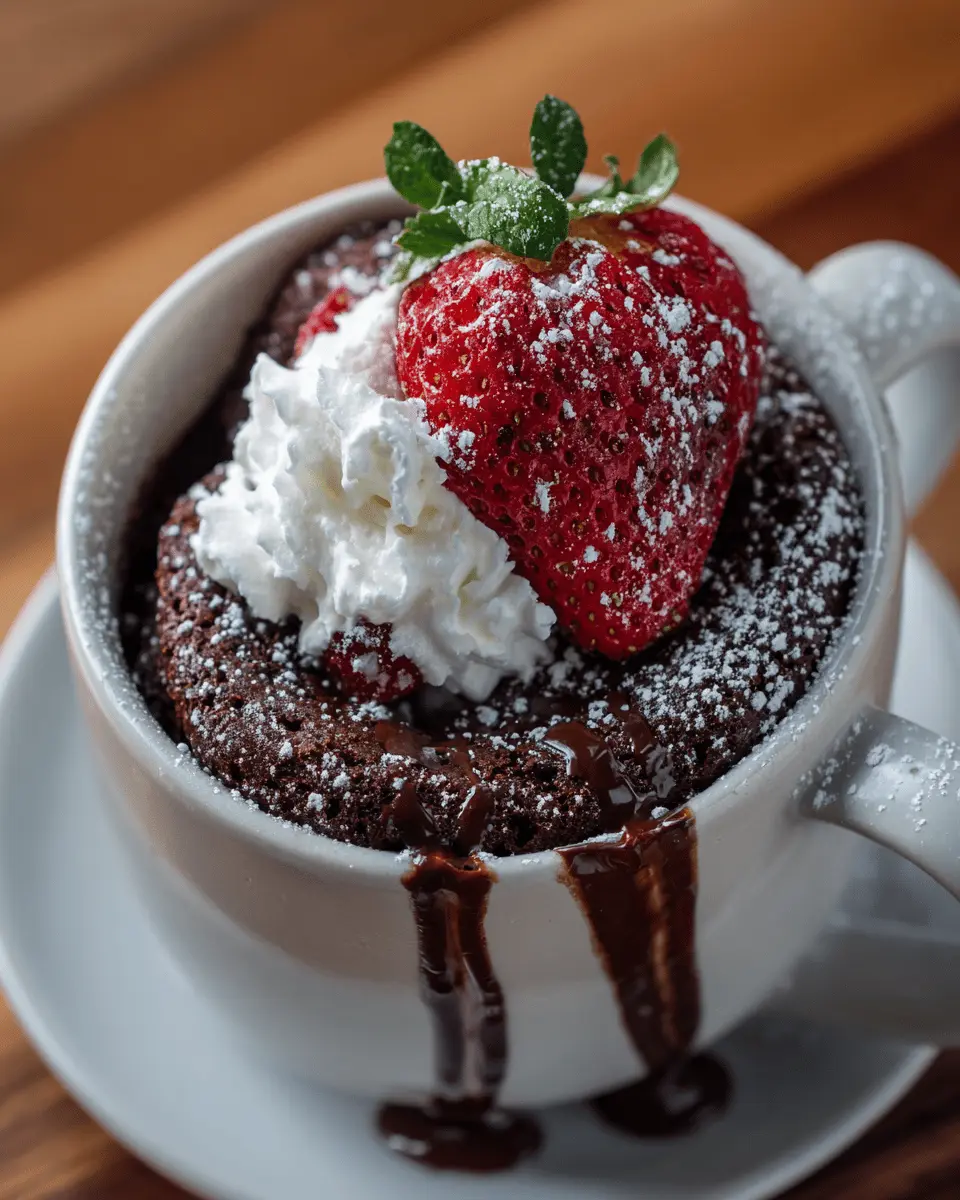 Keto Chocolate Mug Cake: Indulgent One-Minute Delight!
