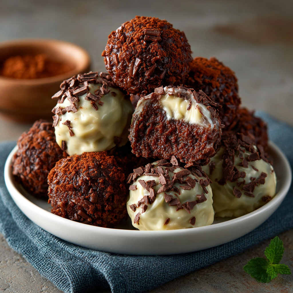 Keto Brazilian Coconut Milk Brigadeiro Truffles are bliss!