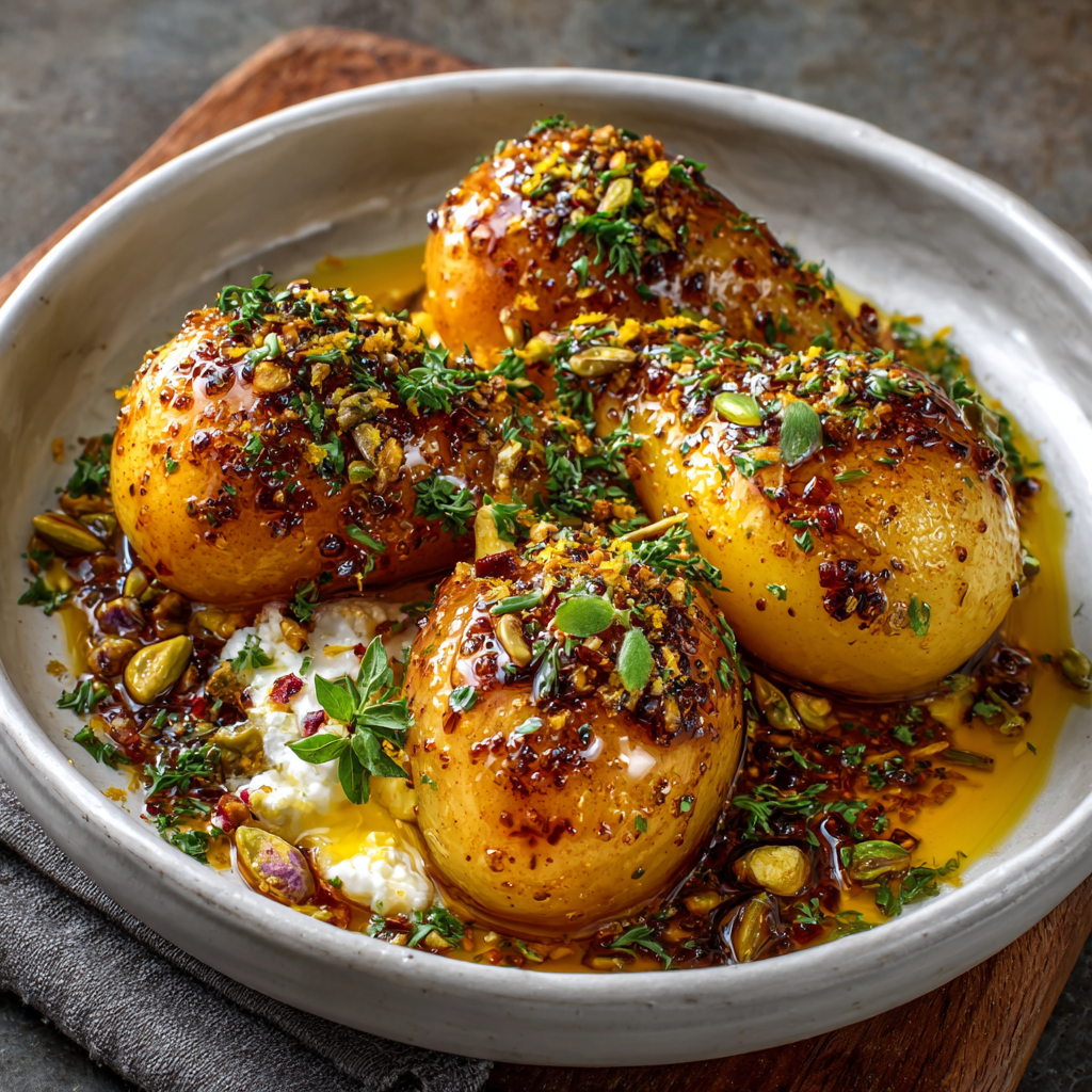 Keto Saffron & Cardamom Poached Pears are irresistible!