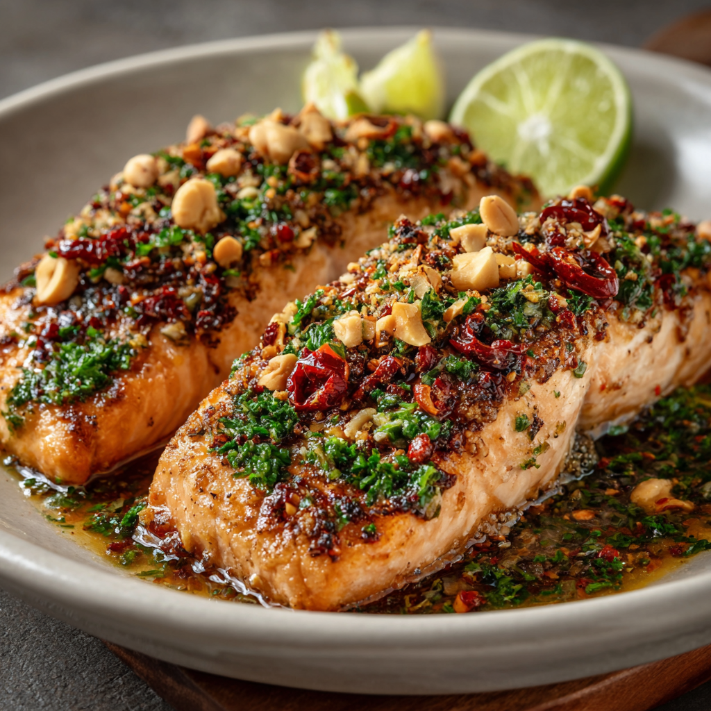 Keto Salmon with Chili and Macadamia Nuts: A Delicious Delight!