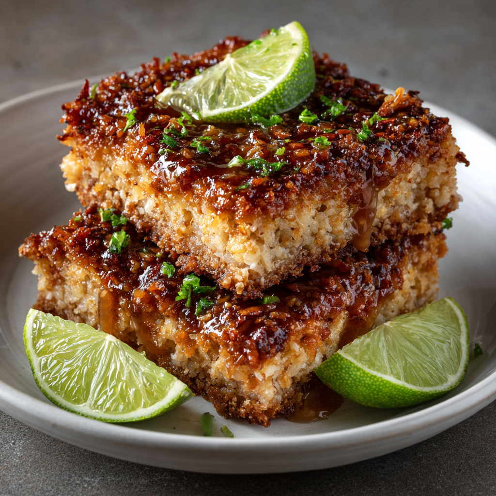 Keto Spicy Ginger-Lime Coconut Bars: A Must-Try Recipe!