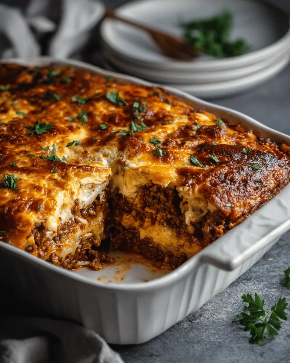 Cheesy French Onion Beef Bake: Indulgently Gooey Comfort Food