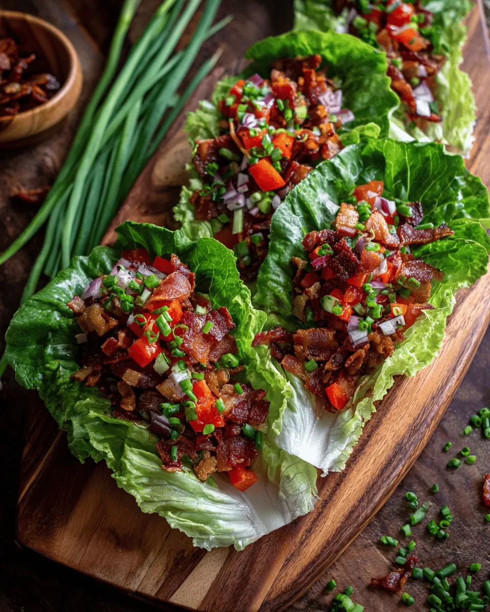 Turkey Bacon Lettuce Wraps: Easy, Guilt-Free Indulgence!