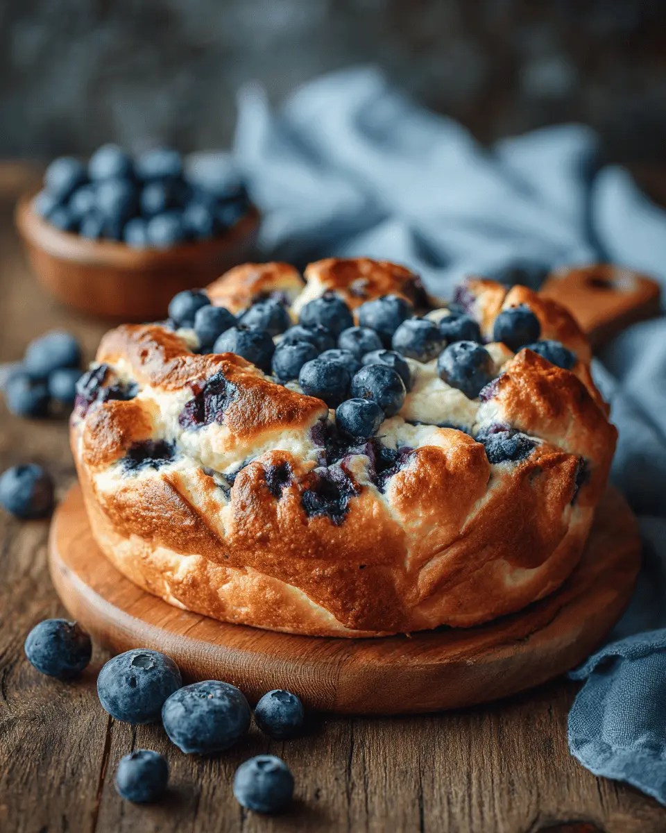 Blueberry Fluffy Cottage Cheese Cloud Bread: Guilt-Free Indulgence