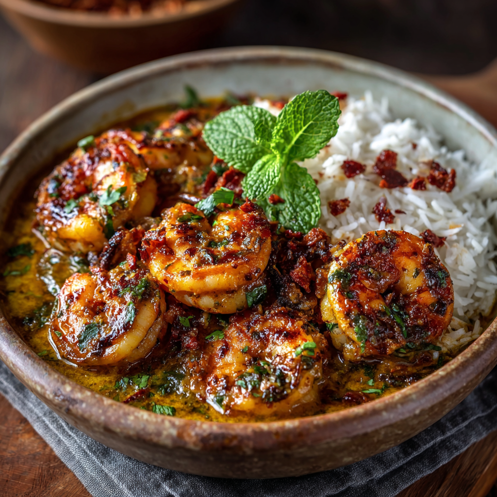 Cardamom Coconut Prawn Curry: A Flavorful Delight!
