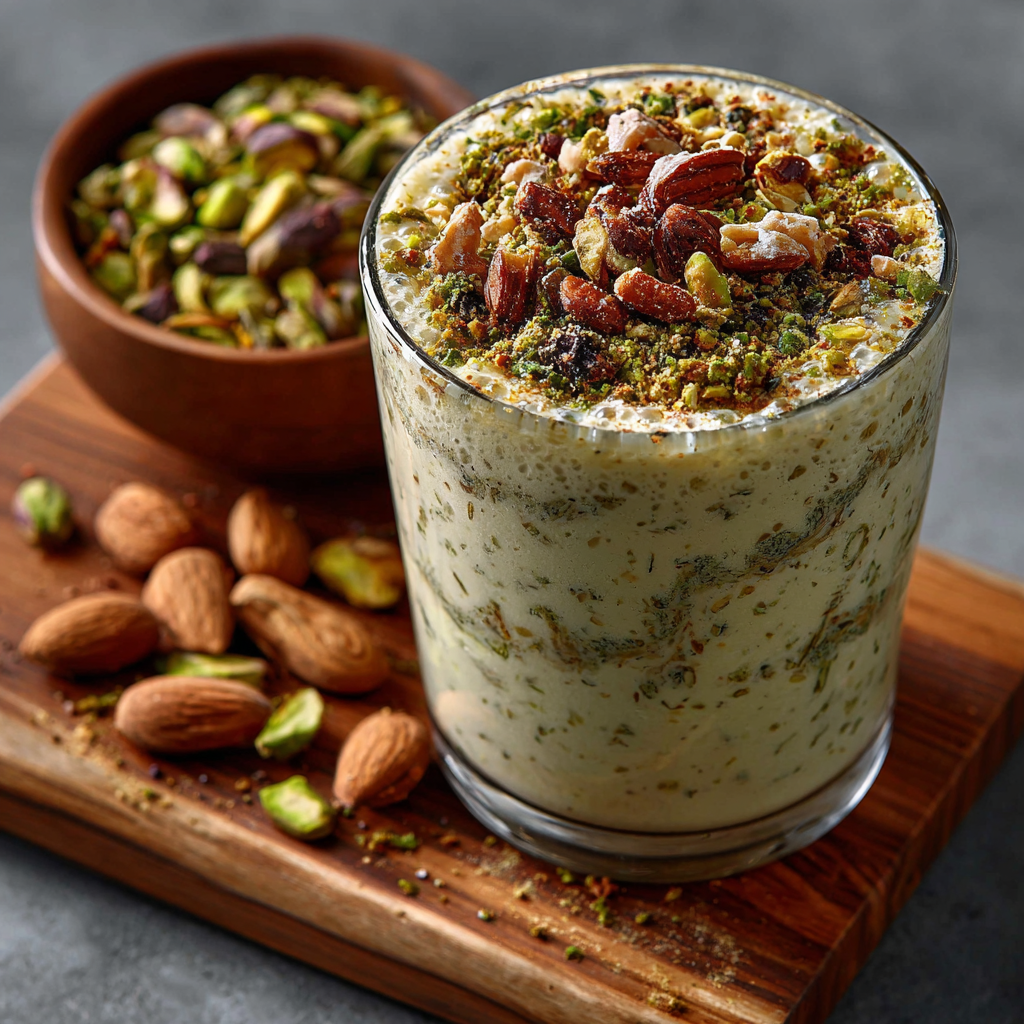 Cardamom Pistachio Keto Lassi: A Creamy Delight Awaits!