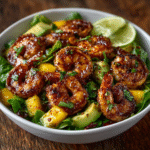 Caribbean Jerk Shrimp & Avocado Salad