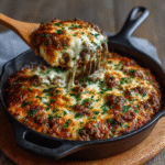 Cheesy Keto Ground Beef Casserole