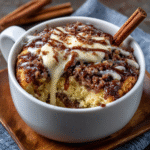 Cinnamon Roll Mug Cake (Keto)