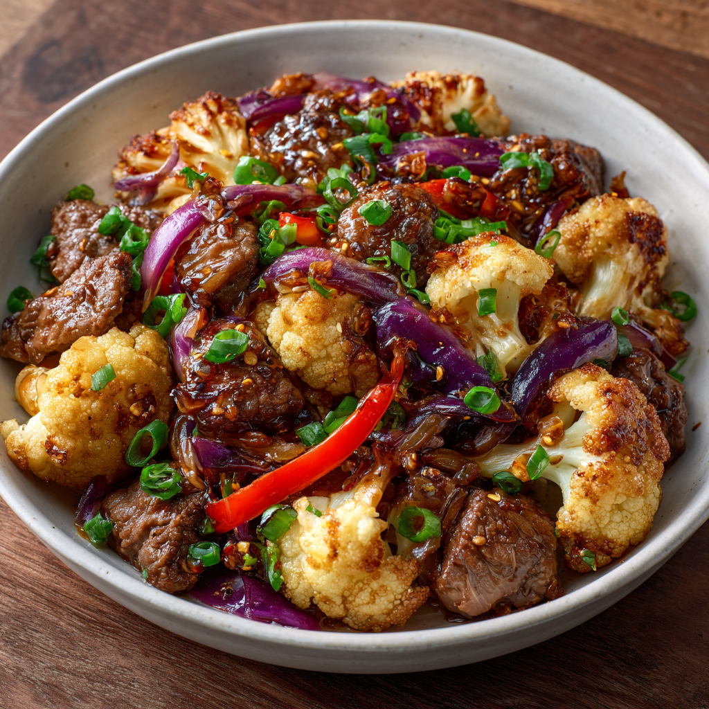 Dragonfire Cauliflower & Beef Crunch is a must-try recipe!