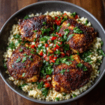 Egyptian Dukkah-Crusted Chicken Thighs
