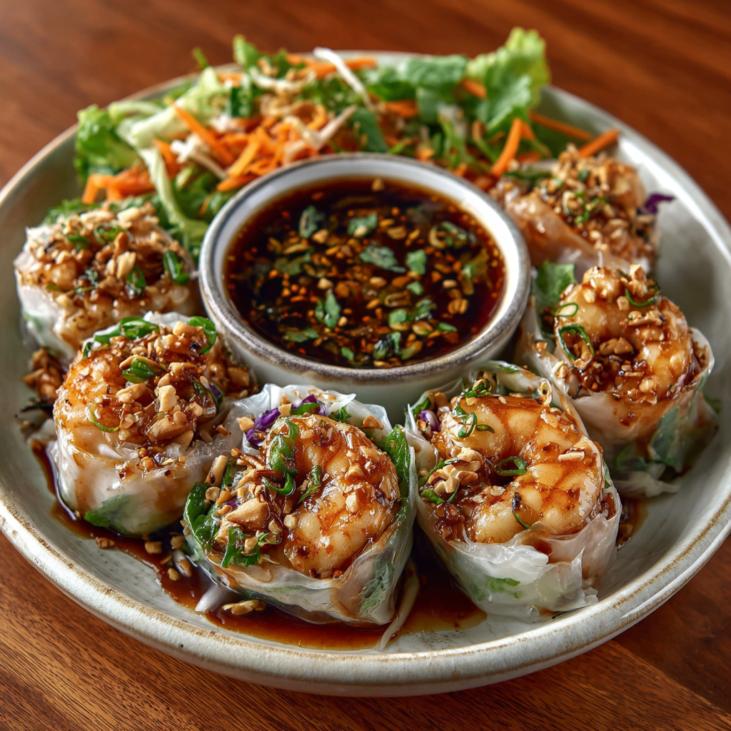 Ginger Lemongrass Shrimp Cloud Rolls: A Flavorful Delight!