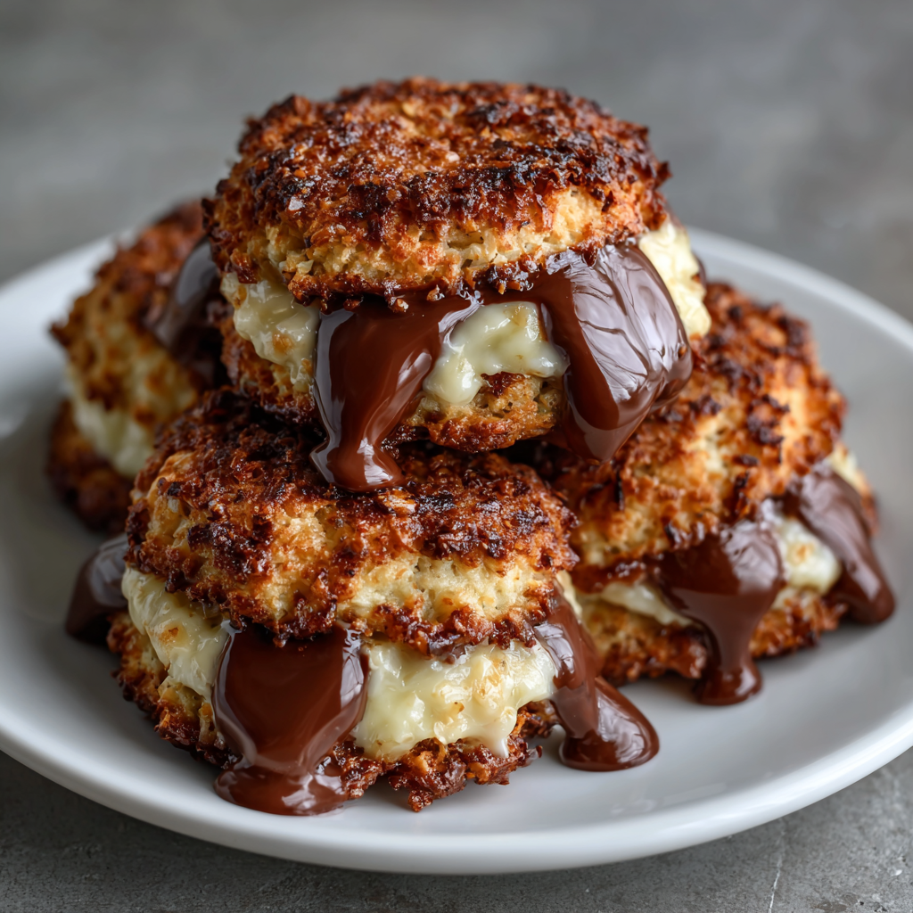 Keto Alfajor Cookies with Coconut Filling Delights You!