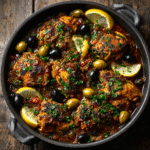 Keto Chicken Tagine with Olives & Lemon