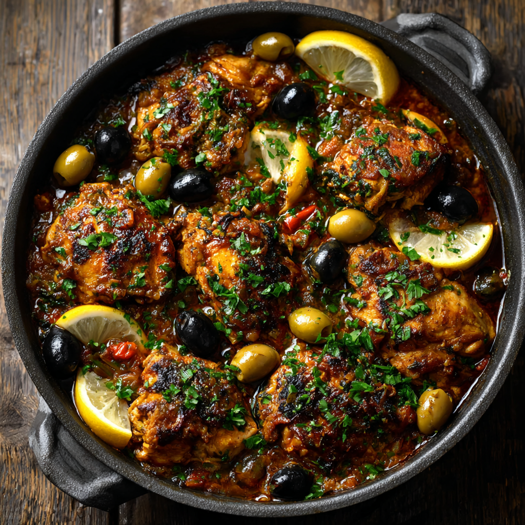 Keto Chicken Tagine with Olives & Lemon: A Delightful Recipe!